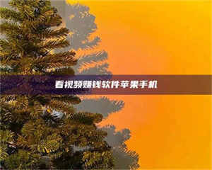 伊犁看视频赚钱软件苹果手机 第1张